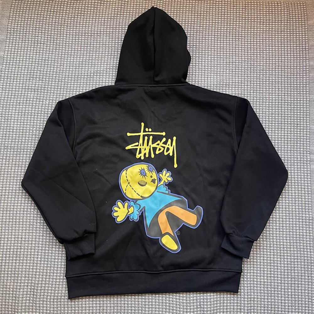 Stussy Dollie Zip Puppet Hoodie Black Hoodies - Picture 9 of 9